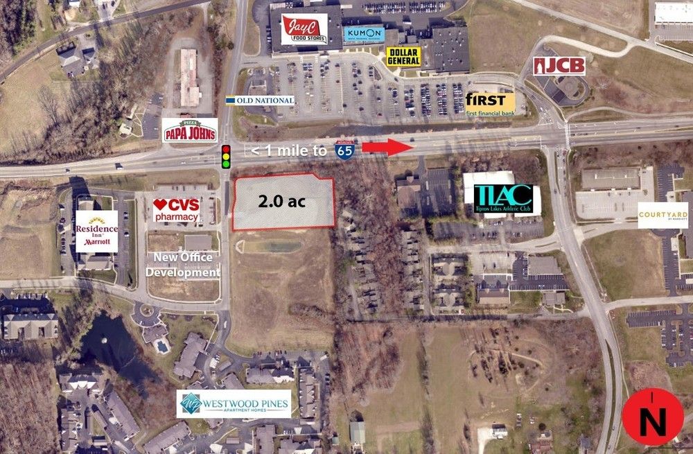 PRICE REDUCED- Signalized Corner/ State Road 46 Near I-65: Jonathan Moore Pike, Columbus, IN 47201